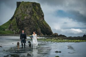Dogs at Isle of Skye elopement weddings