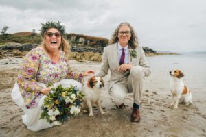 Dogs at Isle of Skye elopement weddings