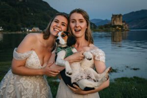 Dogs at Isle of Skye elopement weddings