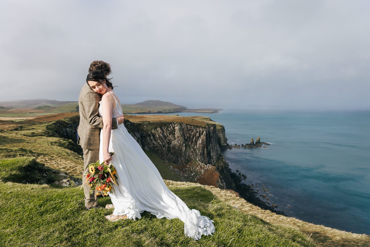 Isle of Skye elopement on the Skye Trail