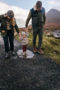 family photoshoot Sligachan Isle of Skye
