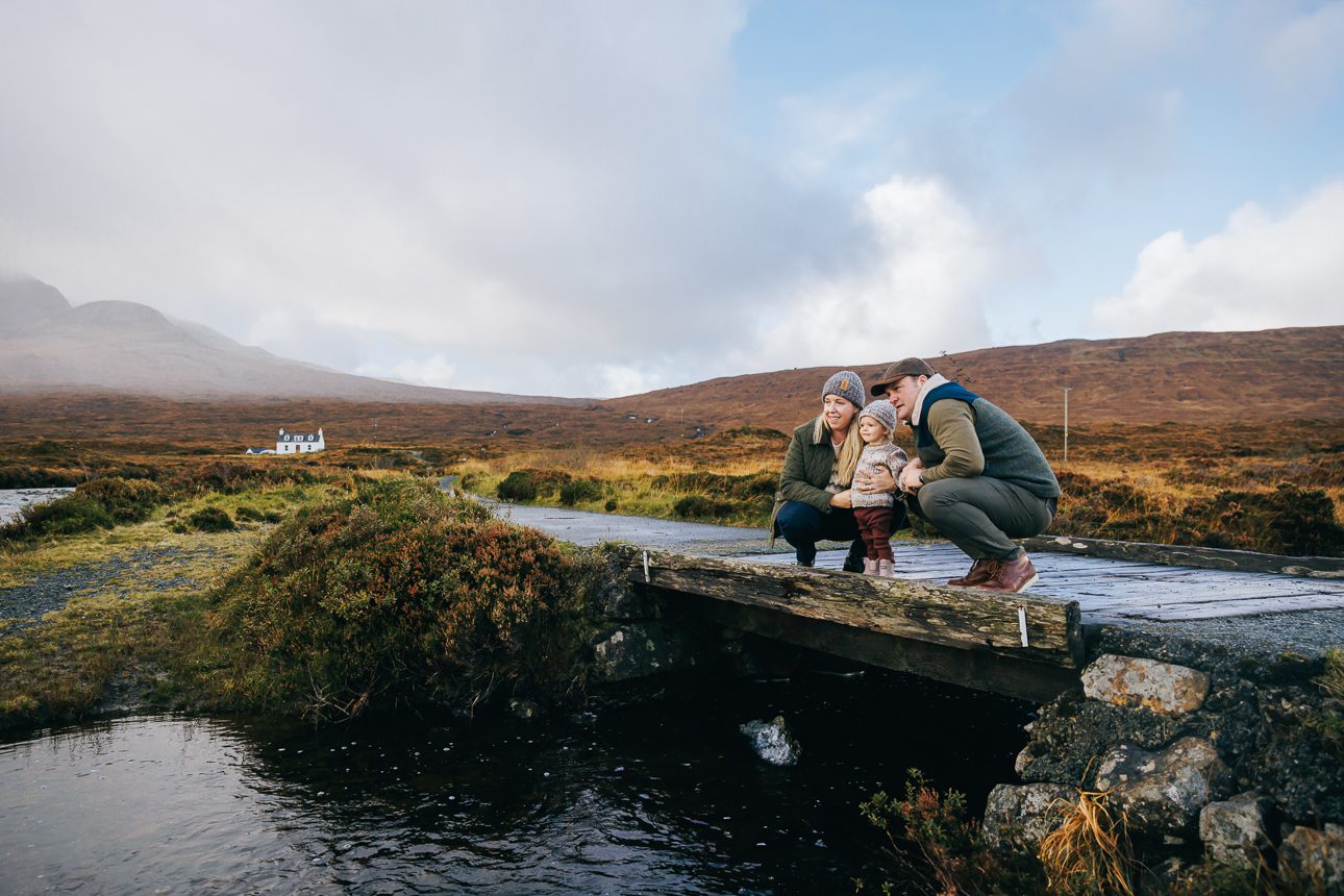 family photoshoot Sligachan Isle of Skye