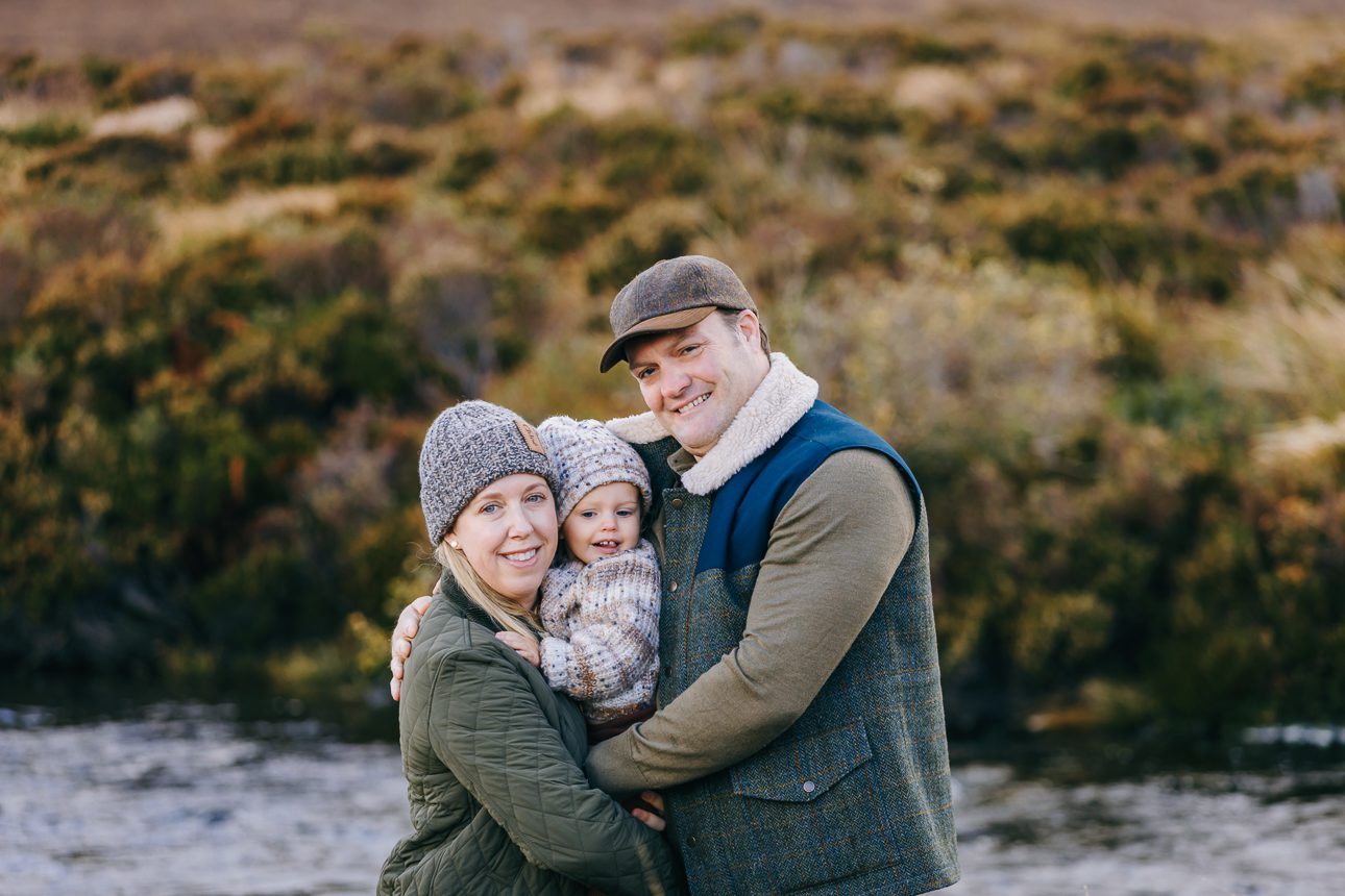 Autumn family photoshoot Isle of skye